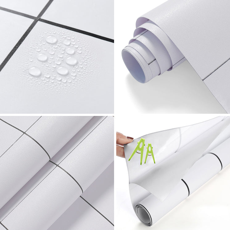 Lisslune | PVC waterproof mosaic tile for bathroom splash protection scratch-resistant
