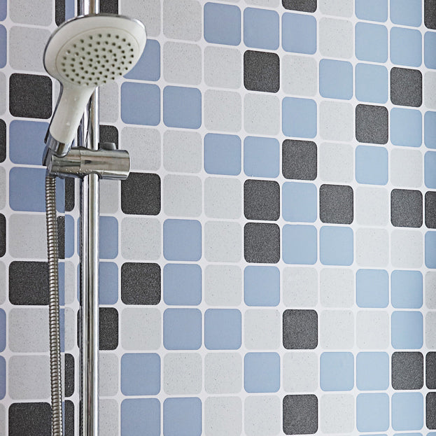 Lisslune | PVC waterproof mosaic tile for bathroom splash protection scratch-resistant