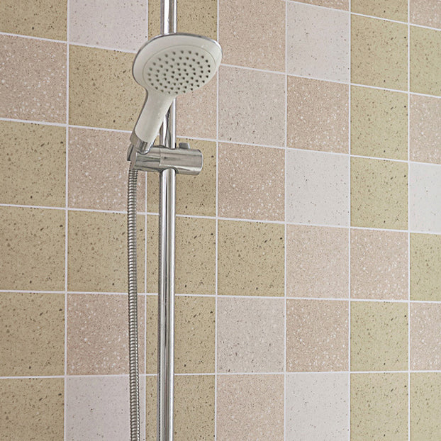 Lisslune | PVC waterproof mosaic tile for bathroom splash protection scratch-resistant