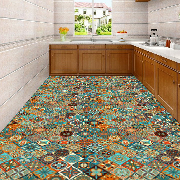 Lisslune | PVC Mold Resistant Floor Tile for Kitchen Backsplash Scratch Resistant