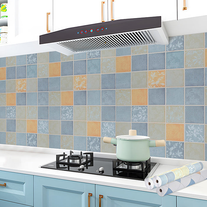 Lisslune | Modern waterproof PVC mosaic tile for kitchen backsplash scratch-resistant