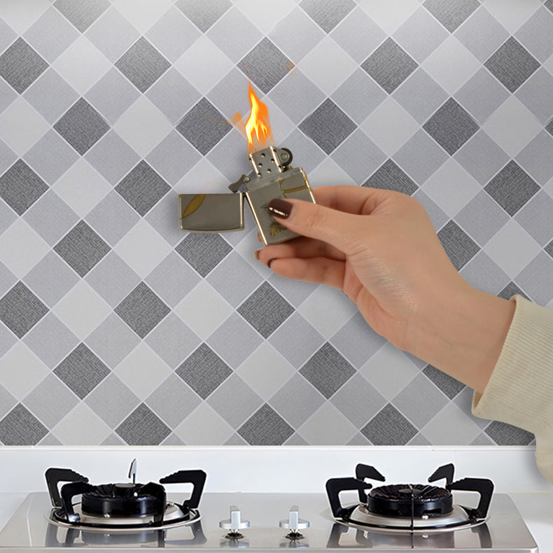 Lisslune | Modern waterproof PVC mosaic tile for kitchen backsplash scratch-resistant