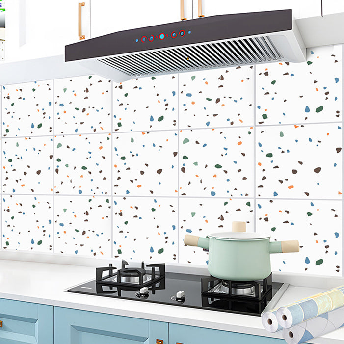 Lisslune | Modern waterproof PVC mosaic tile for kitchen backsplash scratch-resistant