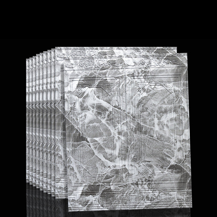 Lisslune | Contemporary waterproof 3D wall panel veneer for peeling and sticking for interior walls