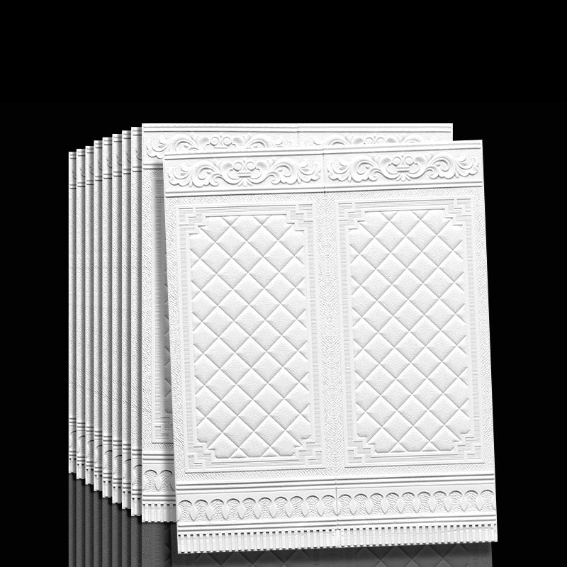 Lisslune | Contemporary waterproof 3D wall panel veneer for peeling and sticking for interior walls
