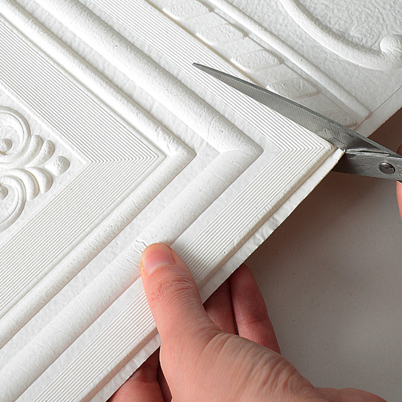 Lisslune | Contemporary waterproof 3D wall panel veneer for peeling and sticking for interior walls