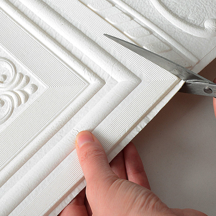 Lisslune | Contemporary waterproof 3D wall panel veneer for peeling and sticking for interior walls