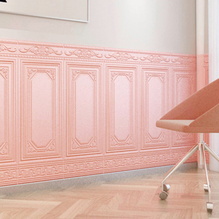 Lisslune | Contemporary waterproof 3D wall panel veneer for peeling and sticking for interior walls