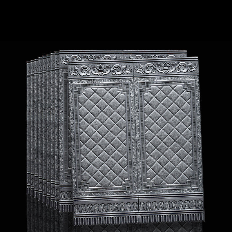 Lisslune | Contemporary waterproof 3D wall panel veneer for peeling and sticking for interior walls