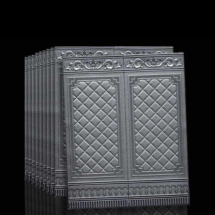 Lisslune | Contemporary waterproof 3D wall panel veneer for peeling and sticking for interior walls
