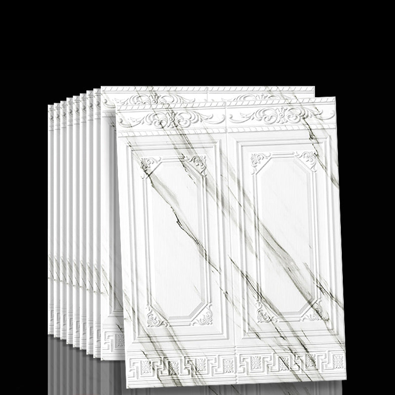 Lisslune | Contemporary waterproof 3D wall panel veneer for peeling and sticking for interior walls