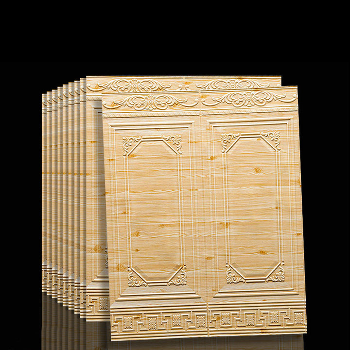 Lisslune | Contemporary waterproof 3D wall panel veneer for peeling and sticking for interior walls