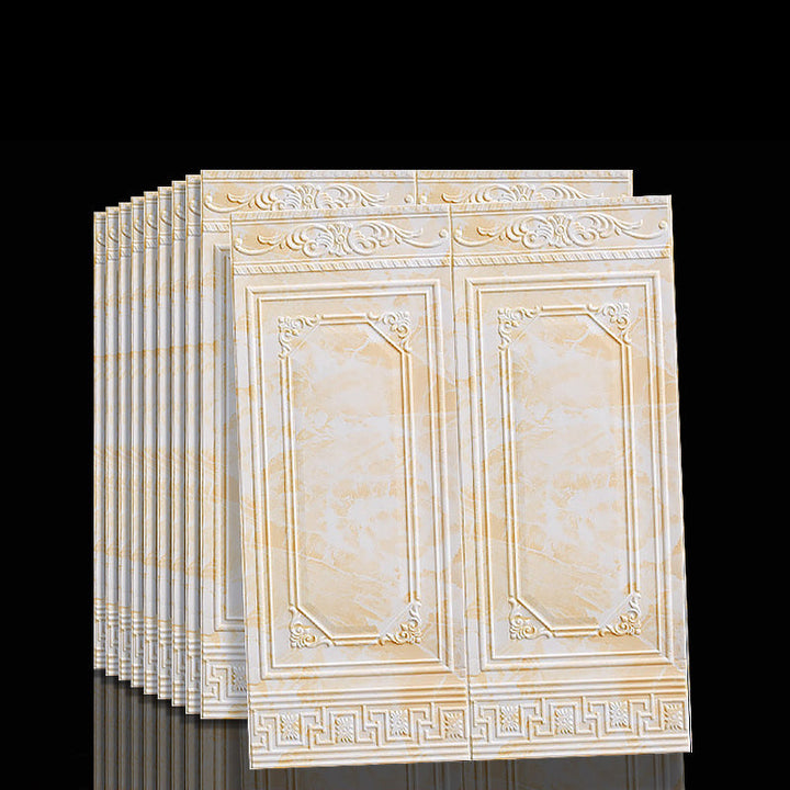 Lisslune | Contemporary waterproof 3D wall panel veneer for peeling and sticking for interior walls