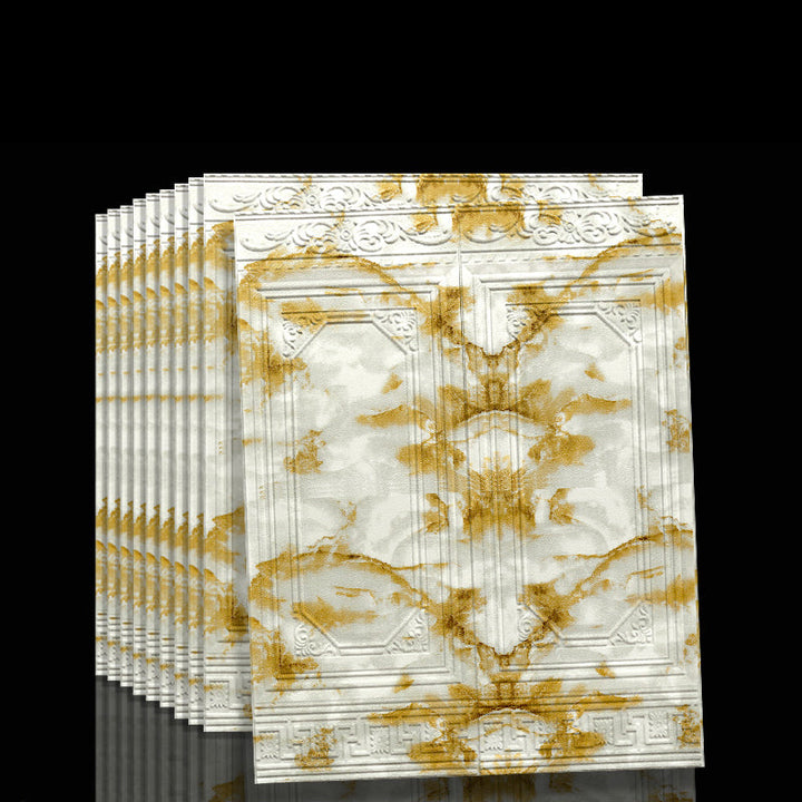 Lisslune | Contemporary waterproof 3D wall panel veneer for peeling and sticking for interior walls