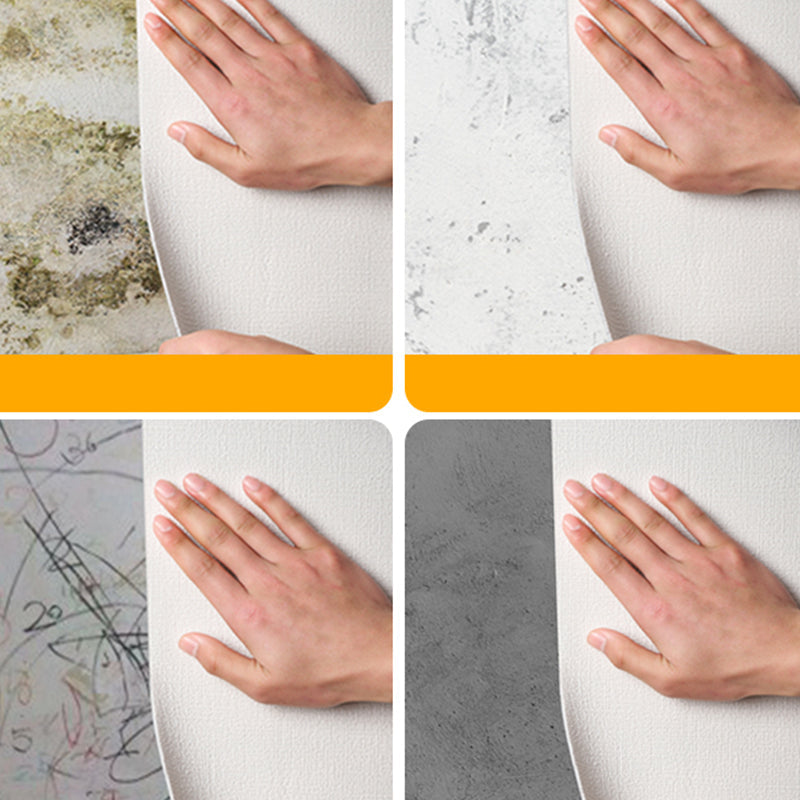 Lisslune | Modern Splash Protection Panels Single Color Removable and Adhesive Waterproof Wall Covering