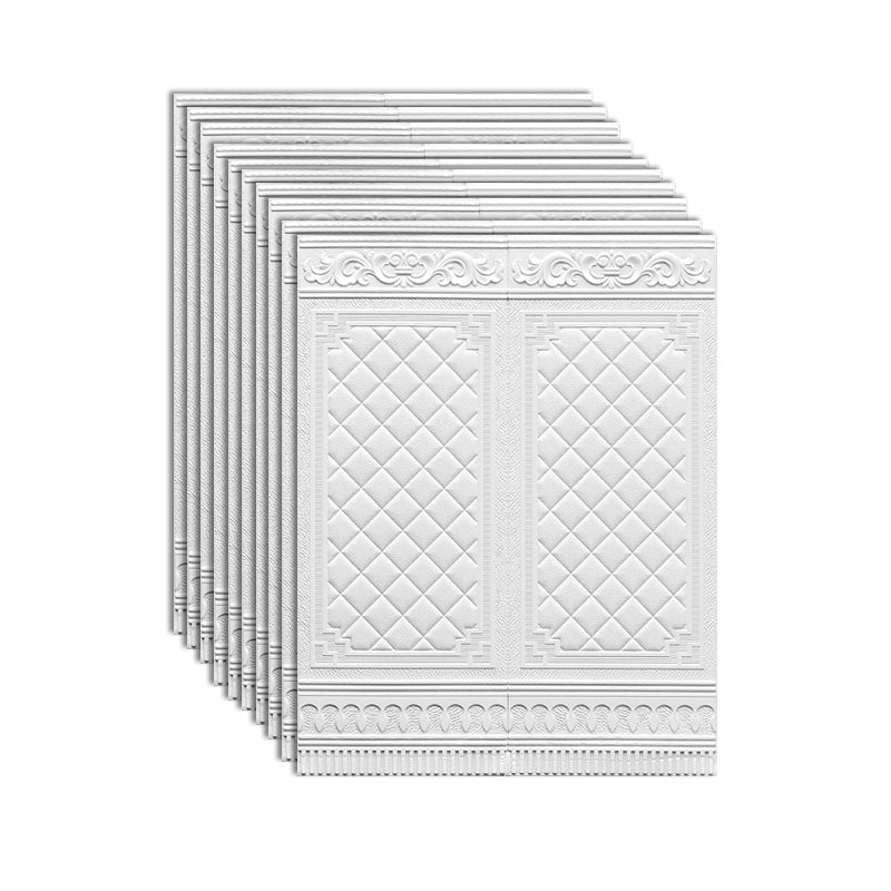 Lisslune | Glam Scratch Resistance Wainscoting 3D Peel and Stick Interior Wall Panel