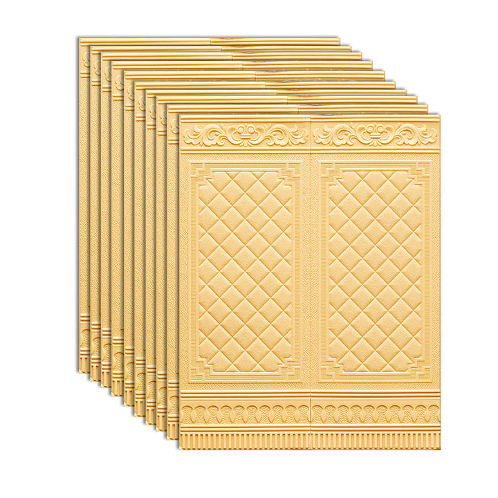 Lisslune | Glam Scratch Resistance Wainscoting 3D Peel and Stick Interior Wall Panel