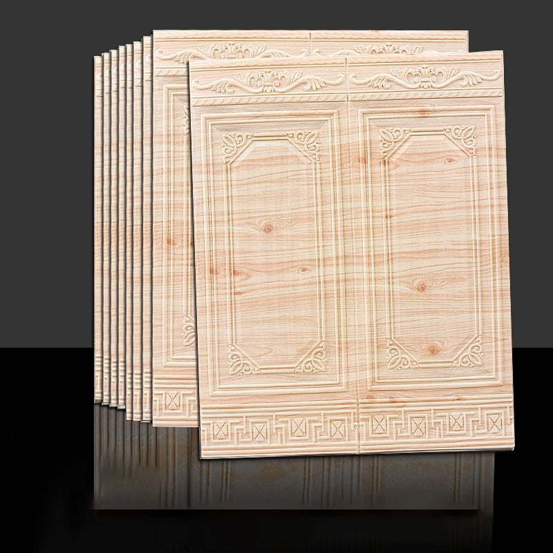 Lisslune | Glam Scratch Resistance Wainscoting 3D Peel and Stick Interior Wall Panel