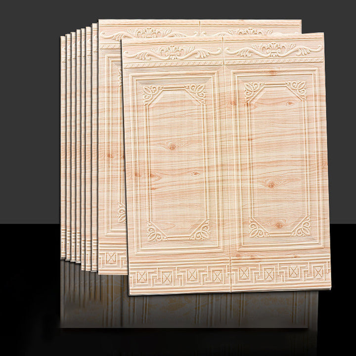 Lisslune | Glam Scratch Resistance Wainscoting 3D Peel and Stick Interior Wall Panel