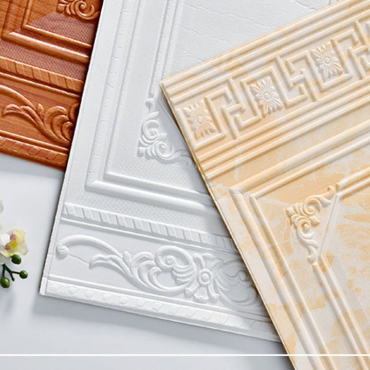 Lisslune | Glam Scratch Resistance Wainscoting 3D Peel and Stick Interior Wall Panel