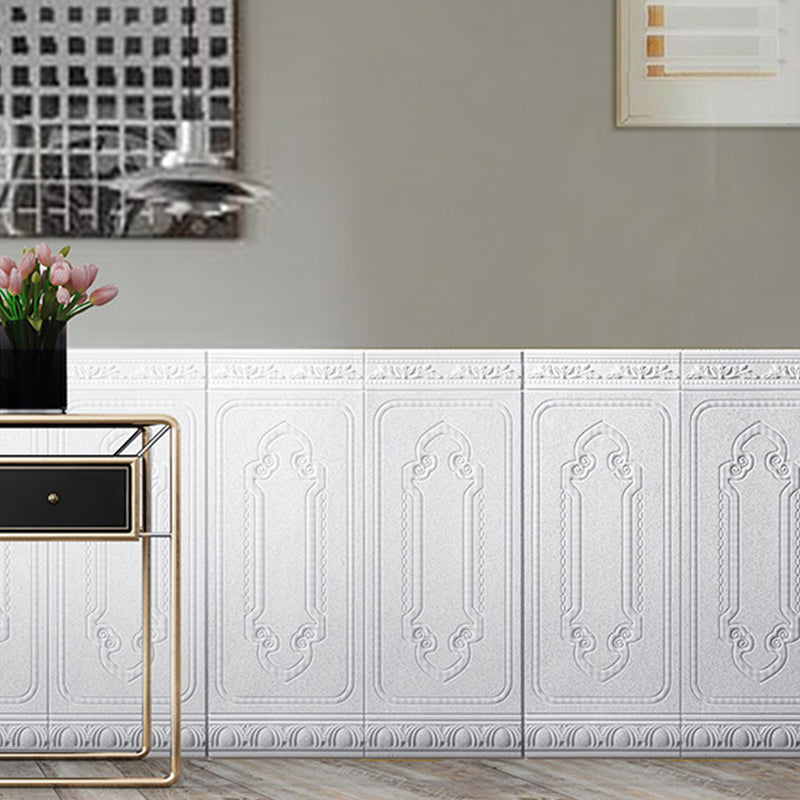 Lisslune | Glam Scratch Resistance Wainscoting 3D Peel and Stick Interior Wall Panel