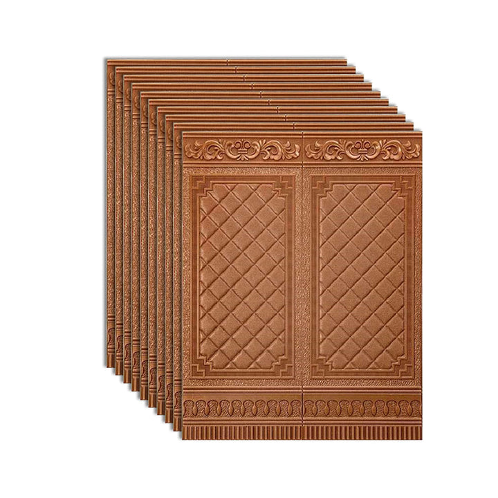 Lisslune | Glam Scratch Resistance Wainscoting 3D Peel and Stick Interior Wall Panel