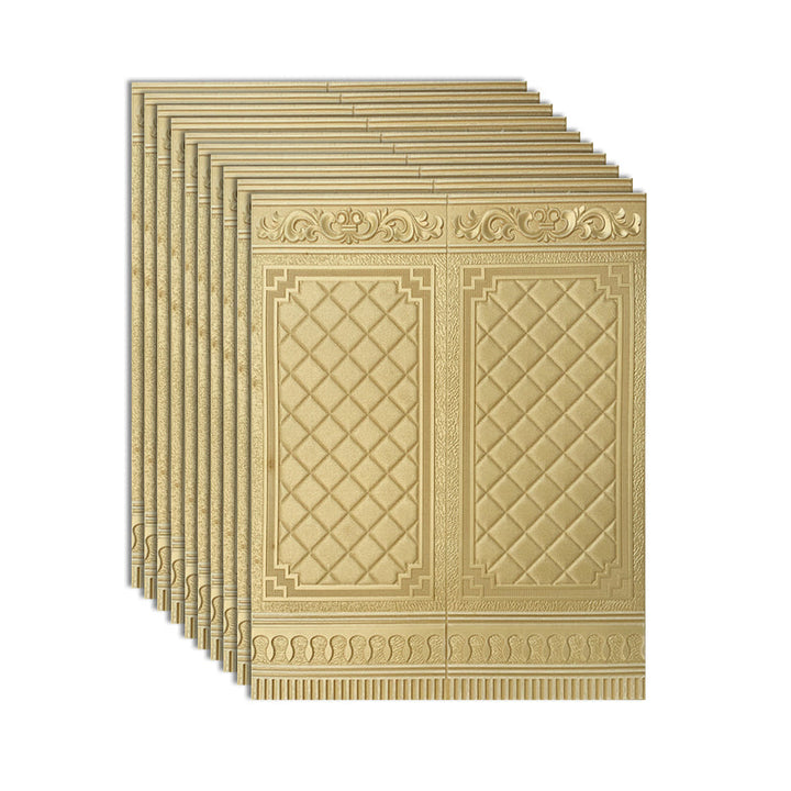 Lisslune | Glam Scratch Resistance Wainscoting 3D Peel and Stick Interior Wall Panel