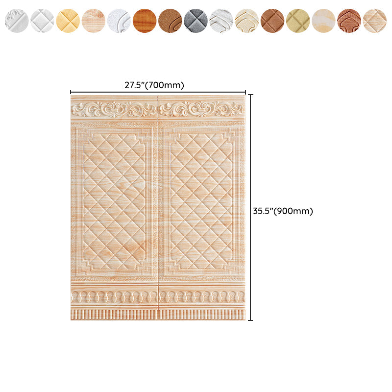 Lisslune | Glam Scratch Resistance Wainscoting 3D Peel and Stick Interior Wall Panel