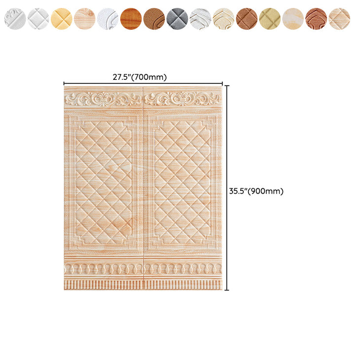 Lisslune | Glam Scratch Resistance Wainscoting 3D Peel and Stick Interior Wall Panel