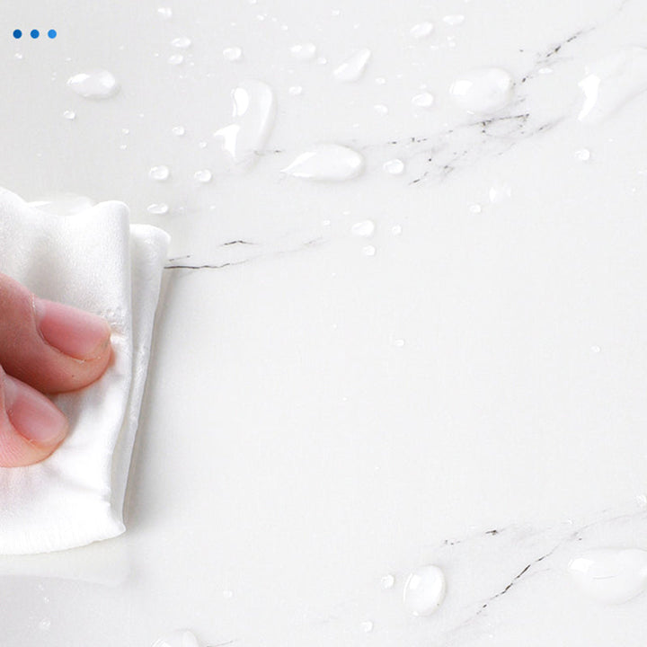 Lisslune | Polished waterproof marbled sheet back panel peel and stick interior insert