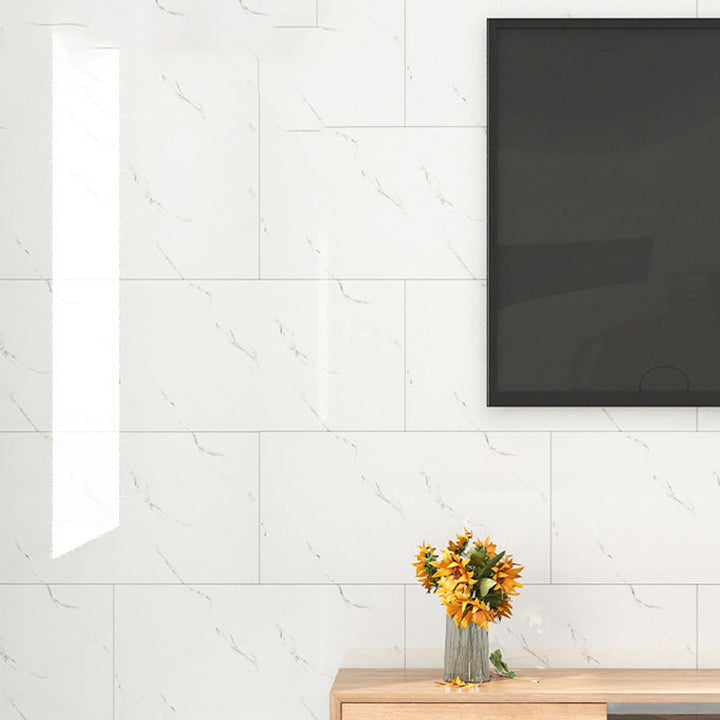 Lisslune | Polished waterproof marbled sheet back panel peel and stick interior insert