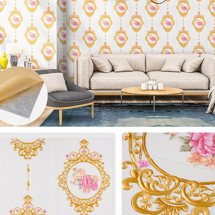 Lisslune | Peel and Press Back Wall Panels 3D Waterproof Back Wall Panels