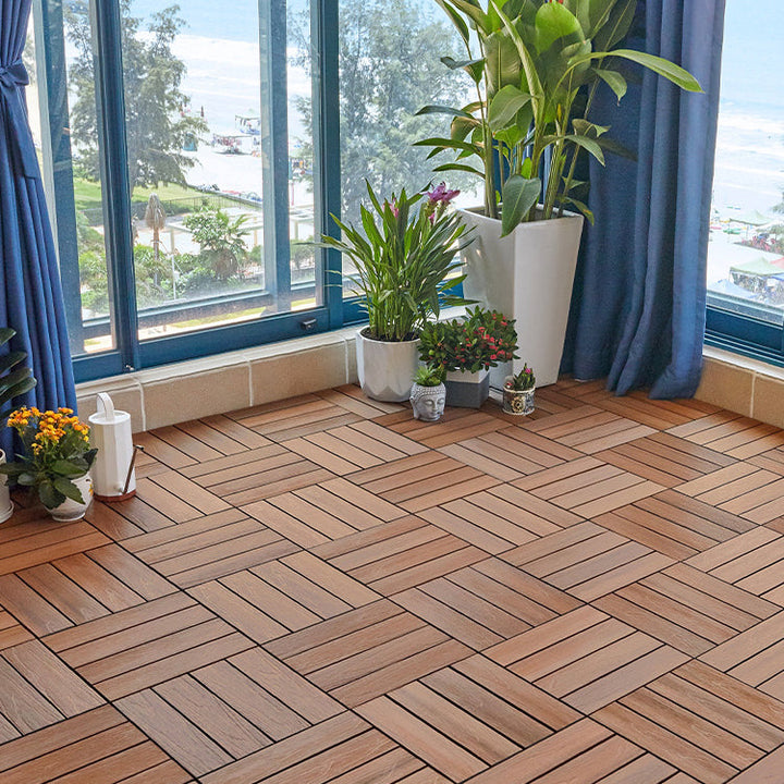 Lisslune | Classic Floor Tile Plug-in System Waterproof Indoor Floor Tile