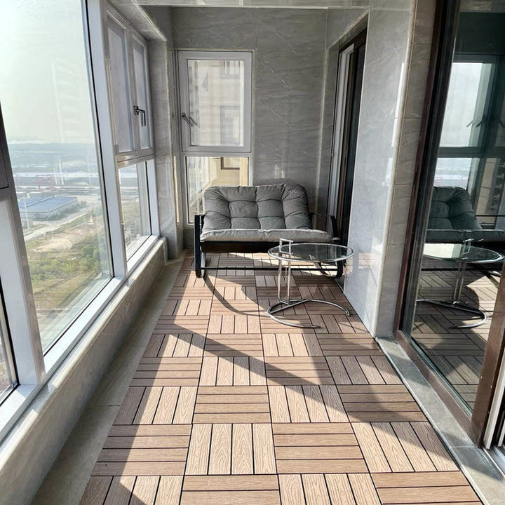 Lisslune | Connectable terrace tiles composite terrace tiles for outdoor use