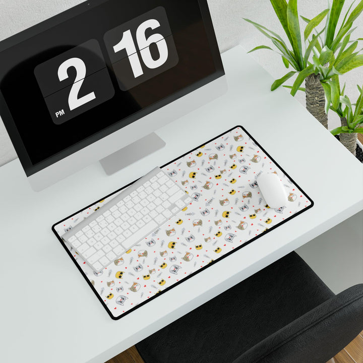 Lisslune | Elegant Peekaboo Workspace Mat: Redefine Your Office Style