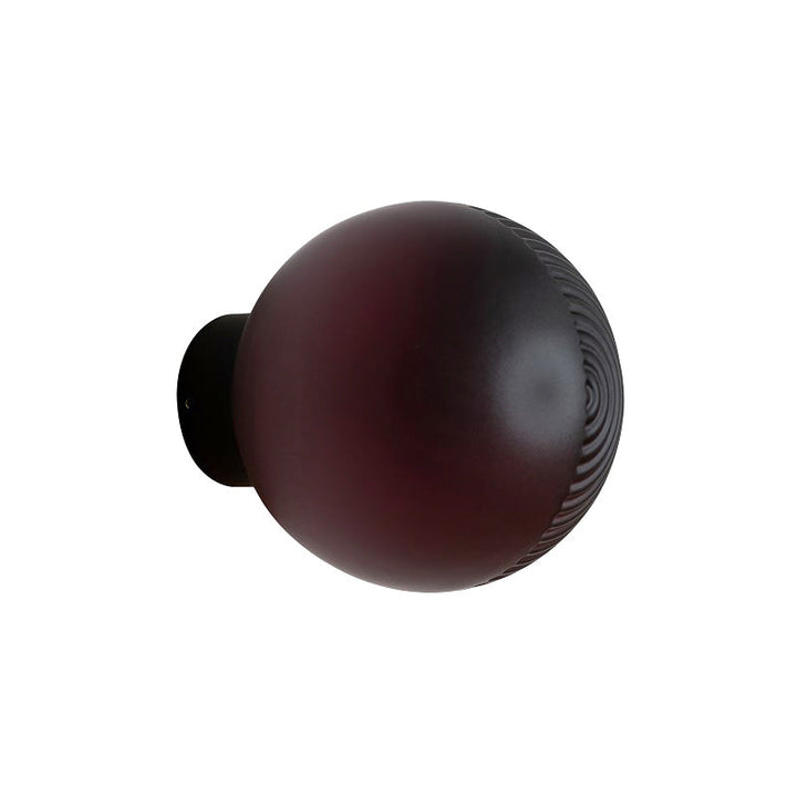 Lisslune | Global Living Room Wall Mount Lighting Dark Purple Glass 1-Light Modern Wall Sconce