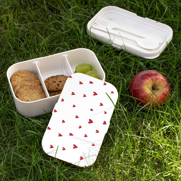 Lisslune | Personalized elegant Bento box with versatile wooden lid: Enhance your food on the go