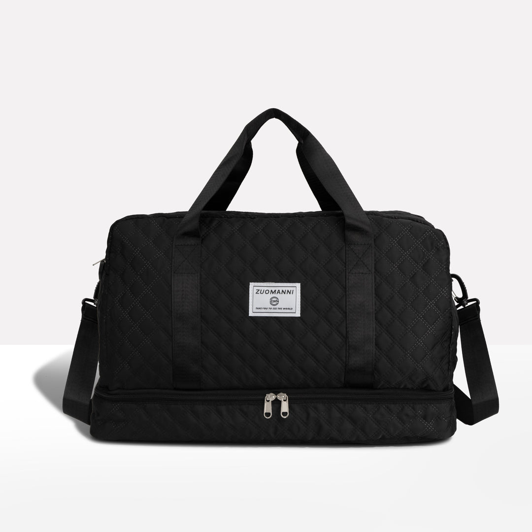 Lisslune | Spacious Weekender Duffle Bag | Water-Resistant, Multi-Compartment & Ideal for Short Trips and Gym Sessions