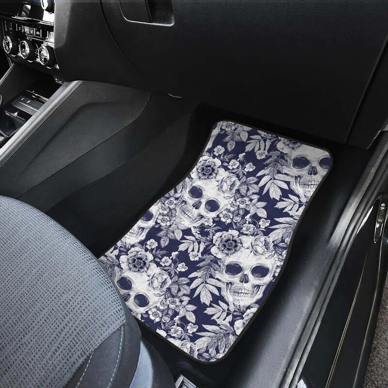 Lisslune | Chic Skull Floral Picture Mats