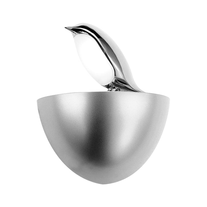 Skørter | Silver/Gold Birdie Wall Lamp Children Aluminum LED Wall Lamp Light Fixture with Quarter Sphere Stand