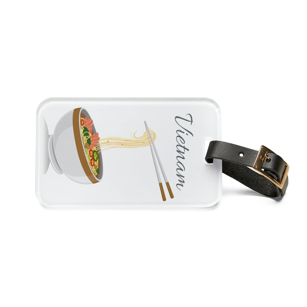 Lisslune | Chic Personalized Acrylic Luggage Tags: Enhance Your Travel Experience