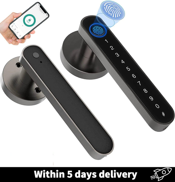 Lisslune | Innovative Smart Round Bedroom Door Lock with Enhanced Security Features