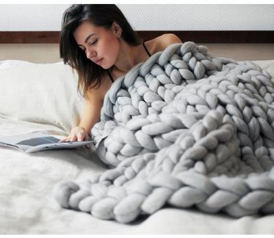 Lisslune | Chunky Knit Blanket