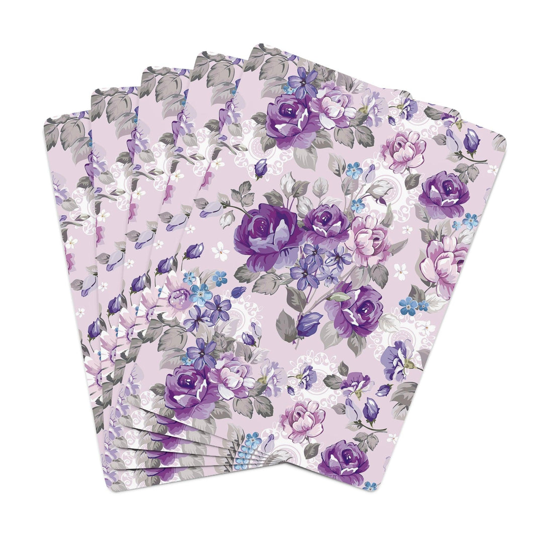 Lisslune | Retro Floral Pattern Playing Cards - Elegant Set for an Enhanced Gaming Experience