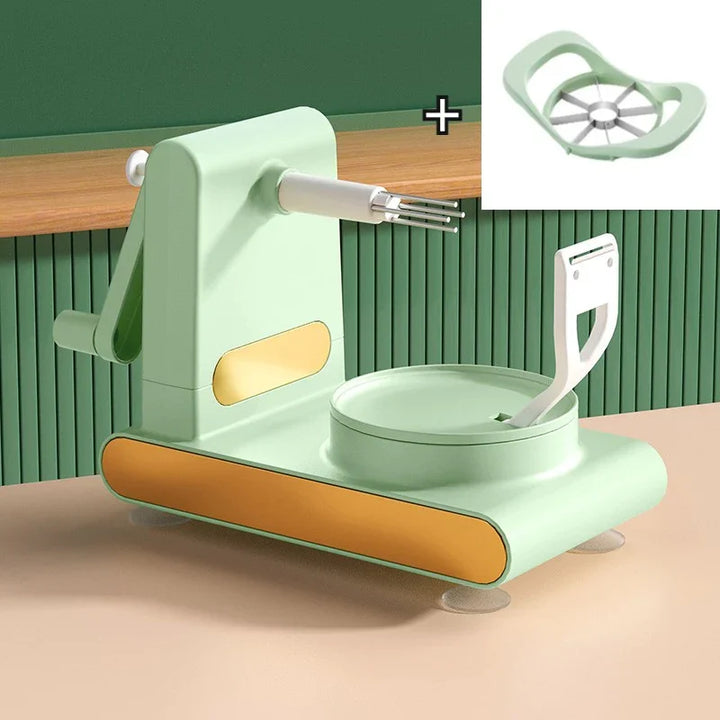 Lisslune | Simple vegetable and fruit peeler with hand crank – For effortless peeling
