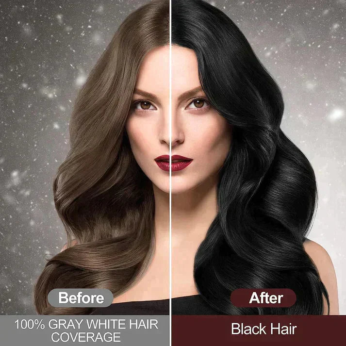 Lisslune | BLACK HAIR DYE SHAMPOO (AYURVEDIC NO SIDE EFFECT)