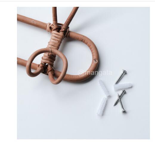 Lisslune | Playful rattan wall hook for playful children's rooms
