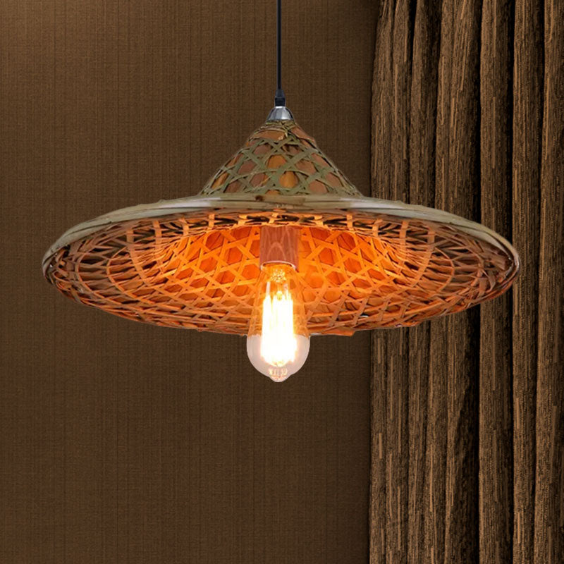 Lisslune | BambooBeam - Pendant light with natural bamboo shade