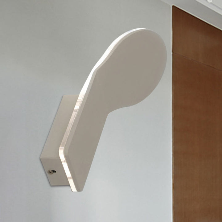 Lisslune | Bend Wall Lamp Modern Style Aluminum LED White Surface Wall Lamp in White/Natural/Warm Light