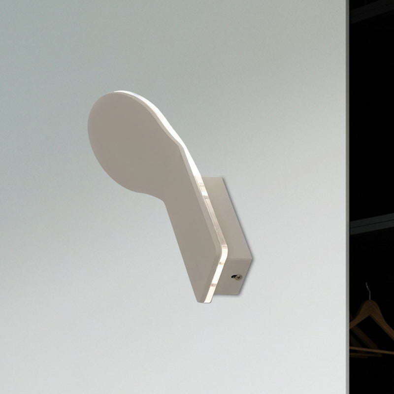 Lisslune | Bend Wall Lamp Modern Style Aluminum LED White Surface Wall Lamp in White/Natural/Warm Light